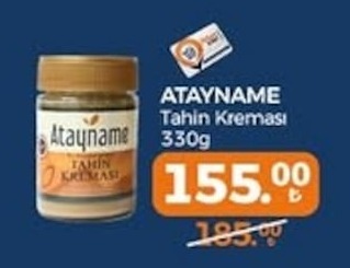 Atayname Tahin Kreması 330G