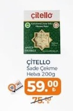 Çitello Sade Çekme Helva 200G