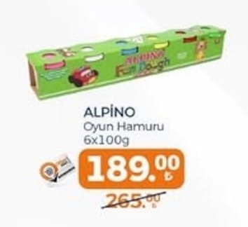 Alpino Oyun Hamuru 6X100G