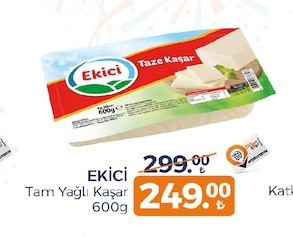 Ekici Tam Yağlı Kaşar 600G