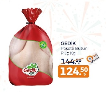 Gedik Poşetli Bütün Piliç Kg
