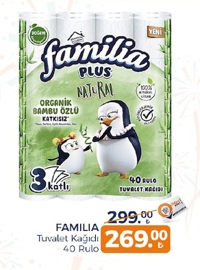 Familia Tuvalet Kağıdı 40 Rulo