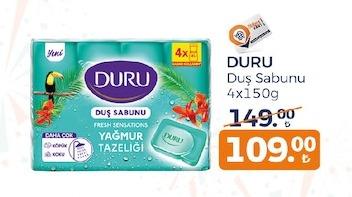 Duru Duş Sabunu 4X150G