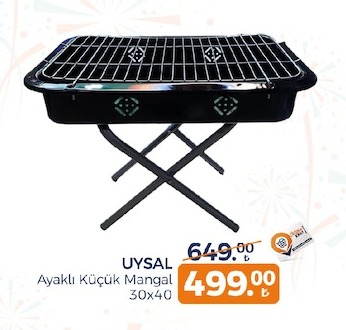 Uysal Ayaklı Küçük Mangal 30X40