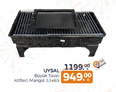 Uysal Büyük Tavalık Köfteci Mangal 33X65