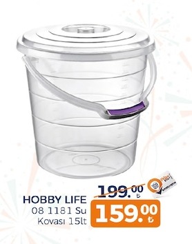 Hobby Life 08 1181 Su Kovası 15Lt