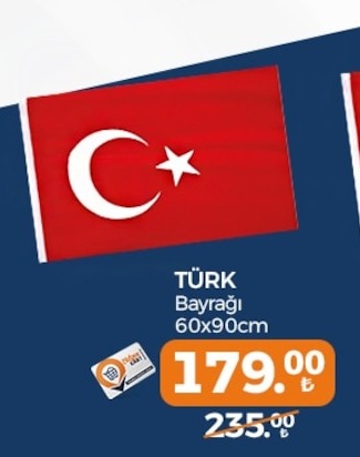 Türk Bayrağı 60X90Cm
