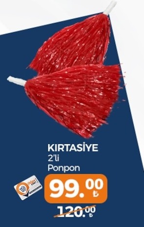Kırtasiye 2'Li Ponpon