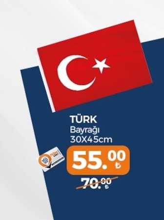 Türk Bayrağı 30X45Cm