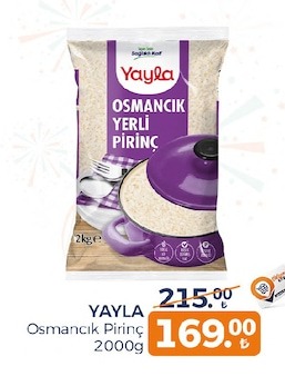 Yayla Osmancık Pirinç 2000G