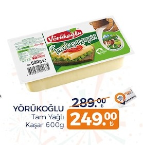 Yörükoglu Tam Yagli Kaşar 600G