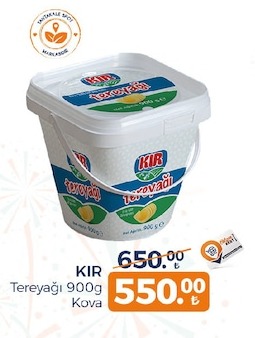 Kir Tereyagi 900G Kova