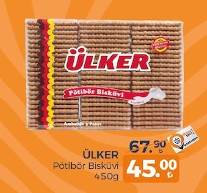 Ülker Pötibör Bisküvi 450G