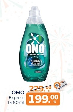 Omo Express Fresh 1480Ml