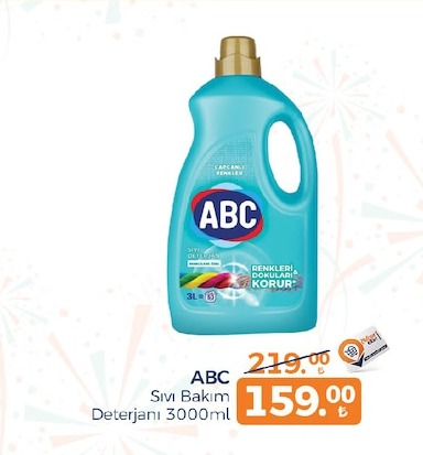 Abc Sıvı Bakım Deterjanı 3000Ml