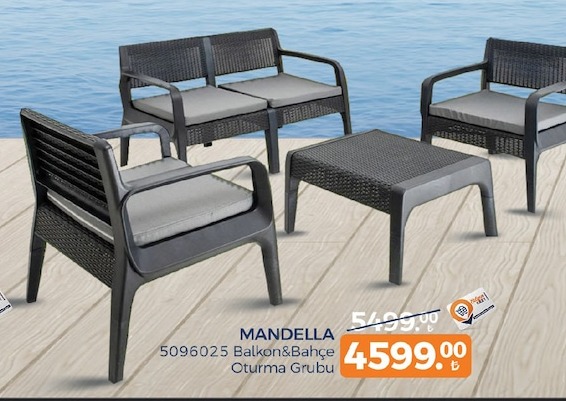 Mandella 5096025 Balkon&Bahce Oturma Grubu