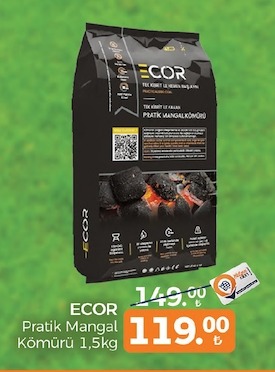 Ecor Pratik Mangal Kömürü 1.5Kg