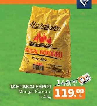 Tahtakalespot Mangal Kömürü 1.5Kg
