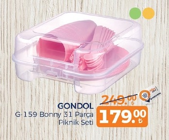 Gondol G-159 Bonny 31 Parça Piknik Seti