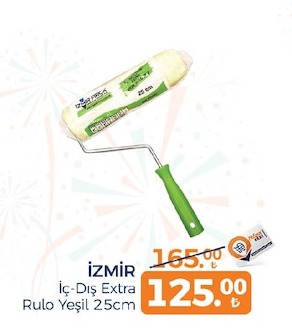 İzmir İç-Dış Extra Rulo Yeşil 25Cm