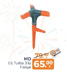Md 01 Turbo 3'Lü Fıskiye