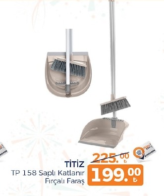 Tıtz Tp 158 Saplı Katlanır Fırçalı Faras