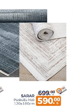 Sarar Püsküllü Halı 120X180Cm