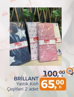 Brillant Yastık Kılıfı Çeşitleri 2 Adet
