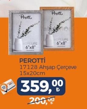 Perotti 17128 Ahşap Çerçeve 15X20Cm