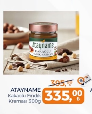 Atayname Kakaolu Findik Kremasi 300G