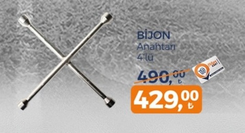 Bijon Anahtarı 4'Lü