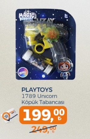 Playtoys 1789 Unicorn Köpük Tabancası