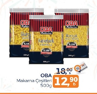 Oba Makarna Çeşitleri 500G