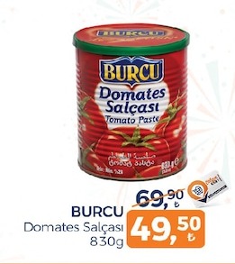 Burcu Domates Salçası 830G