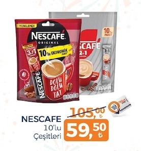 Nescafe Original 10'Lu Çeşitleri