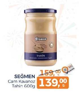 Seğmen Cam Kavanoz Tahin 600G