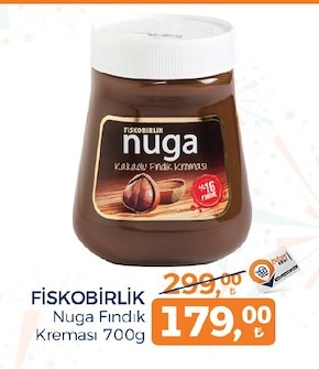 Fiskobirlik Nuga Fındık Kreması 700G