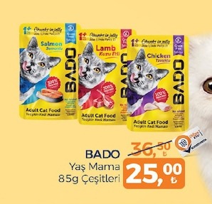 Bado Yaş Mama 85G Çeşitleri