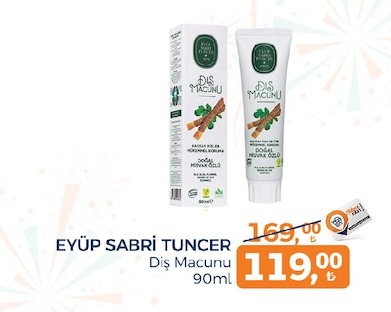 Eyüp Sabri Tuncer Diş Macunu 90Ml