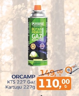 Orcamp Kts 227 Gaz Kartuşu 227G