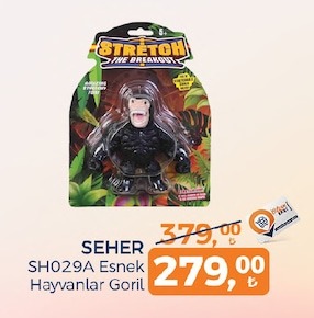 Seher Sh029A Esnek Hayvanlar Goril