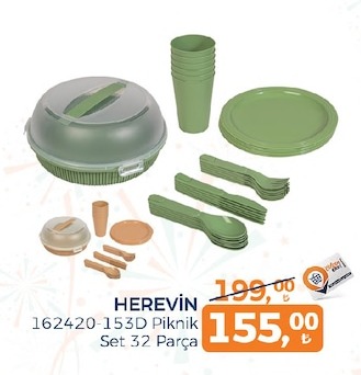 Herevin 162420-153D Piknik Set 32 Parça