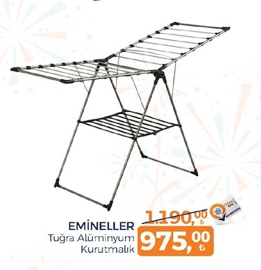 Emineller Tuğra Alüminyum Kurutmalık