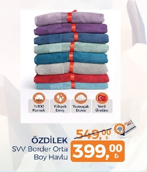 Özdilek Svv Border Orta Boy Havlu
