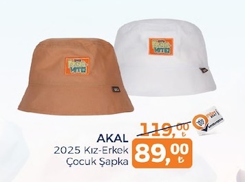 Akal 2025 Kiz-Erkek Çocuk Şapka
