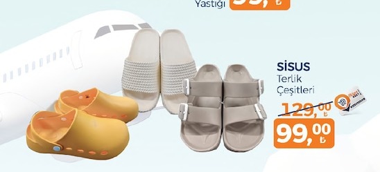 Sıcus Terlik Çeşitleri