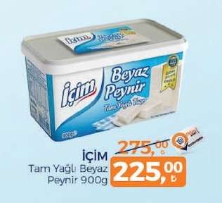 İçim Tam Yağlı Beyaz Peynir 900G