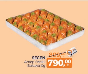 Secen Antep Fistikli Baklava Kg