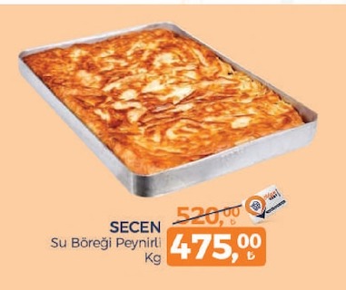 Secen Su Boregi Peynirli Kg