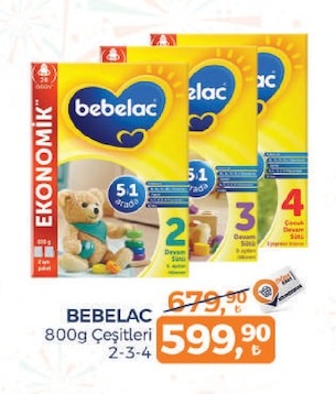 Bebelac 800G Çeşitleri 2-3-4